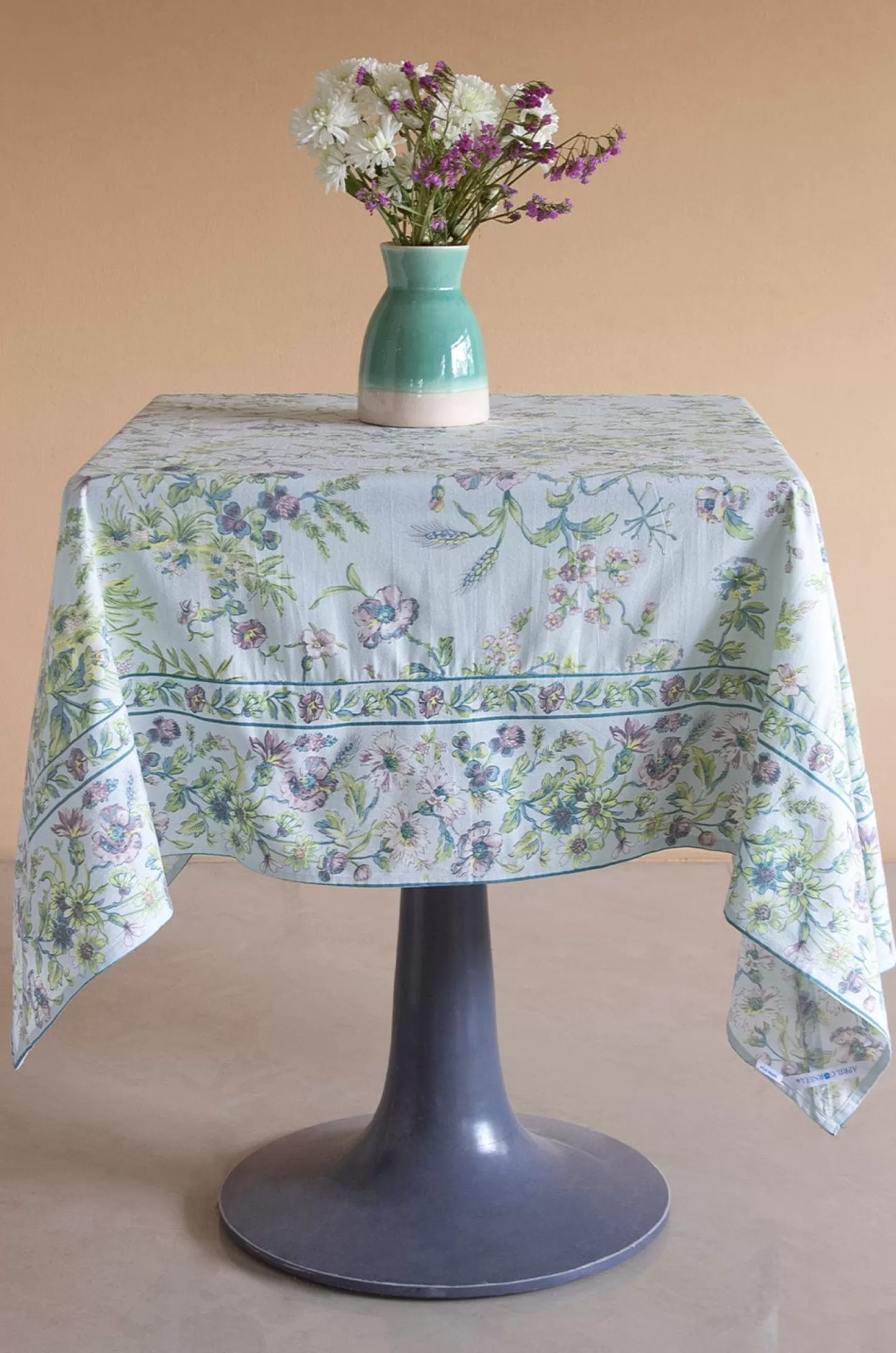 April Cornell Table Linen & Accessories^ Meadow Mist Breakfast Cloth- 4 Seater