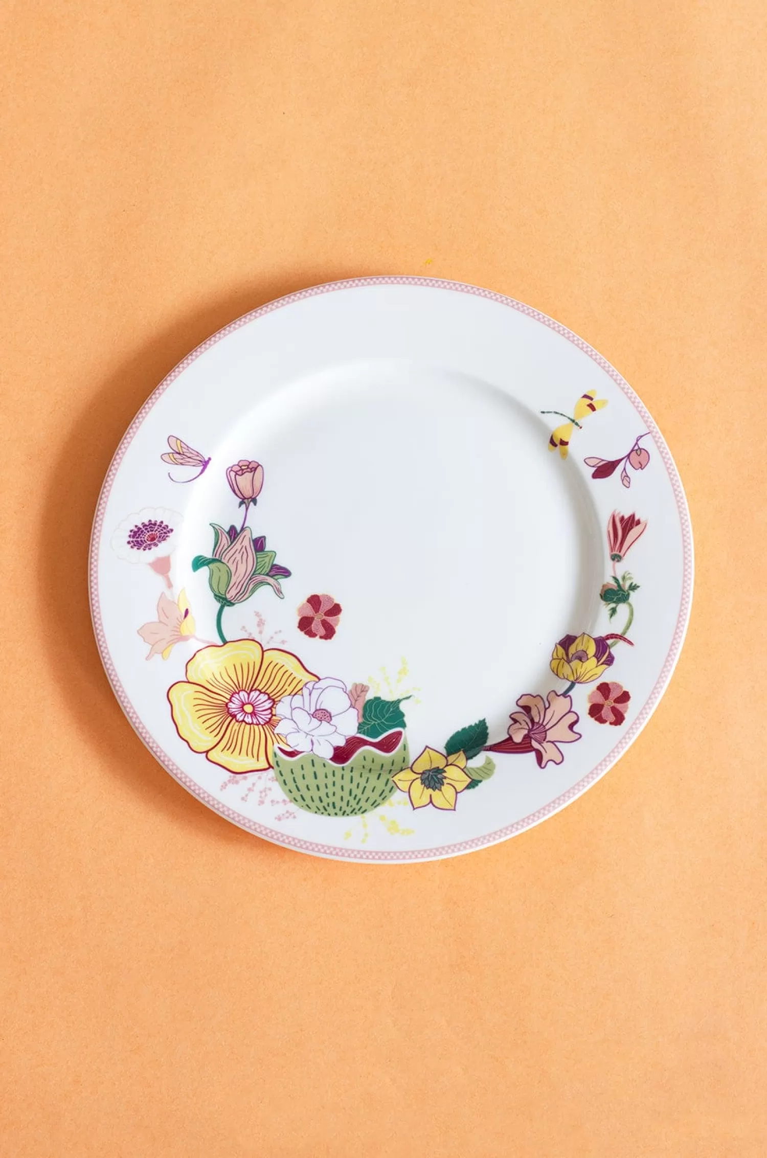 Arta Broch Plates^Garden Of Eden Fine China Ceramic Dinner Plates - Set Of 6