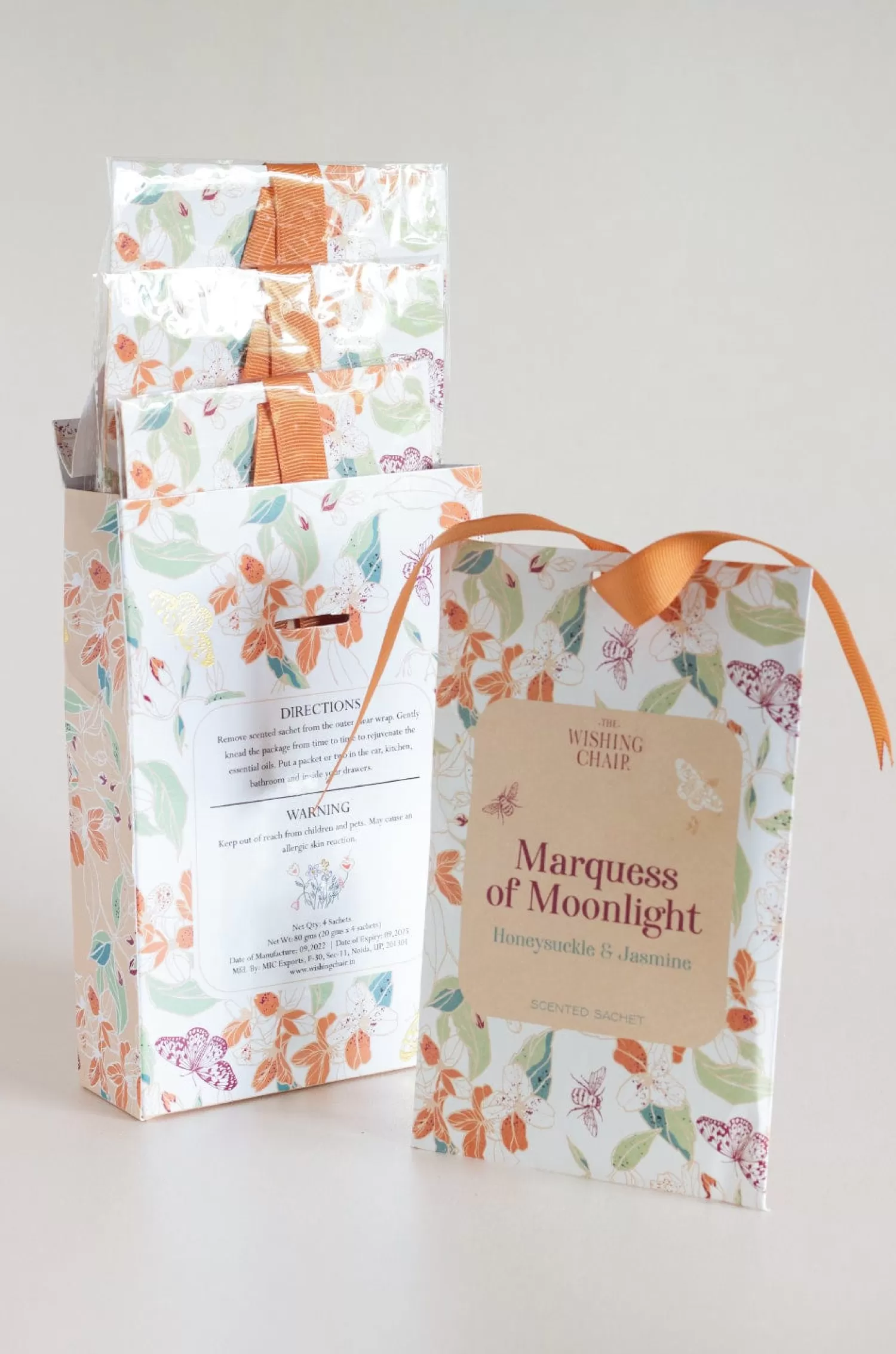 Song of India Candles & Scents^Marquess Of Moonlight Scented Sachet - Set Of 4