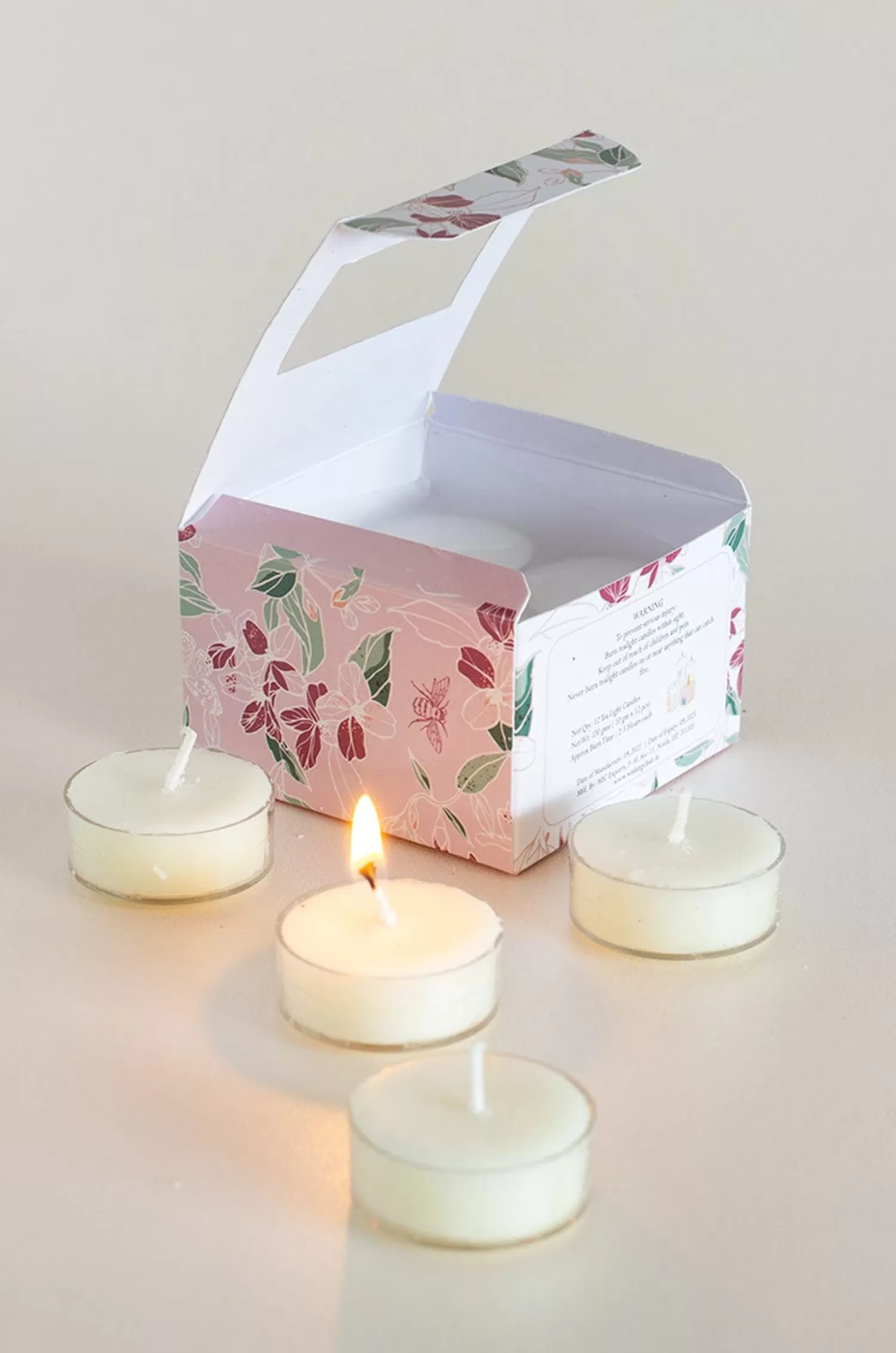 Song of India Candles & Scents^Marquess Of Moonlight Tea-Light Candle - Set Of 12